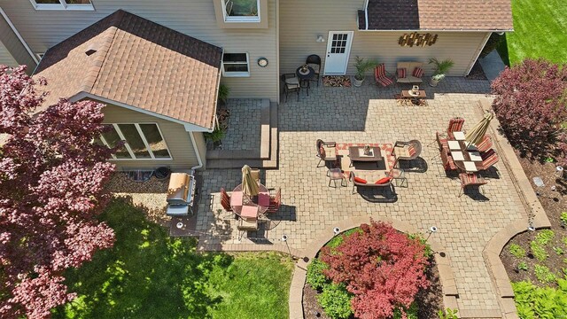 drone / aerial view