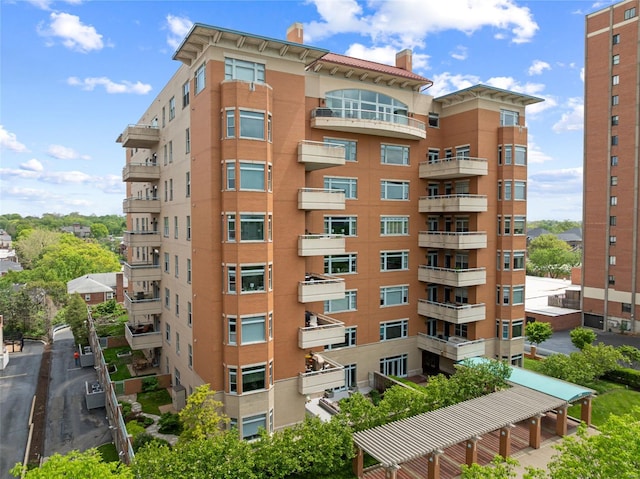 view of property