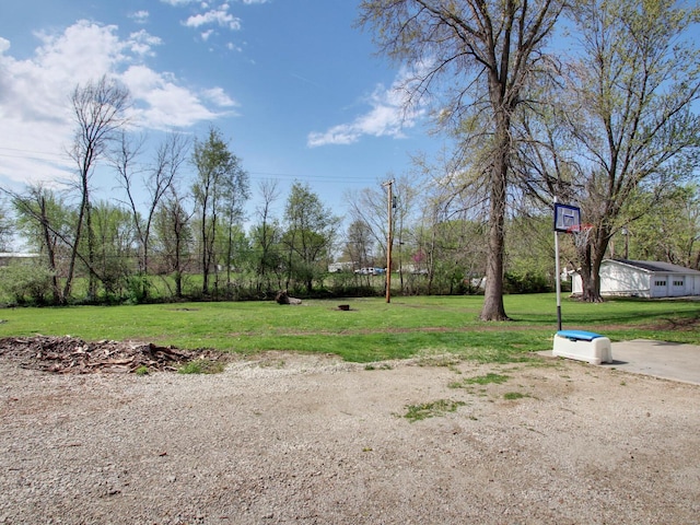 view of yard