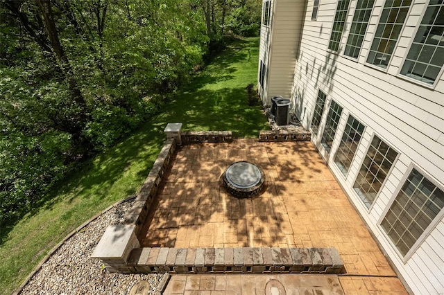 view of patio / terrace featuring a deck