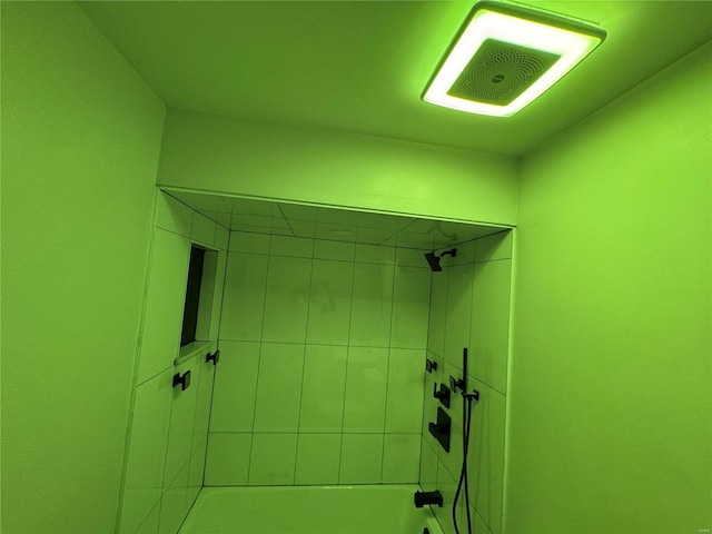 clothes washing area featuring visible vents