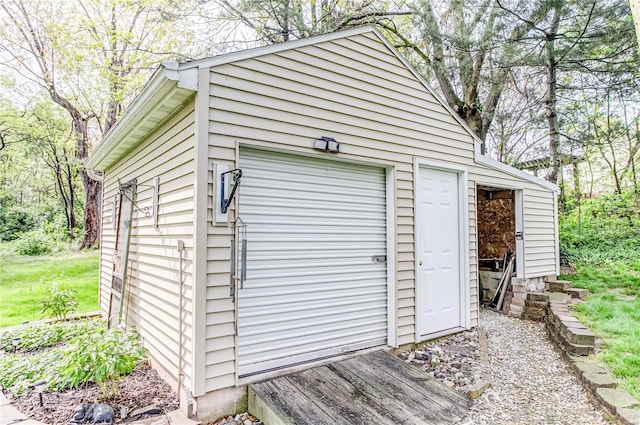 view of outbuilding with an outdoor structure