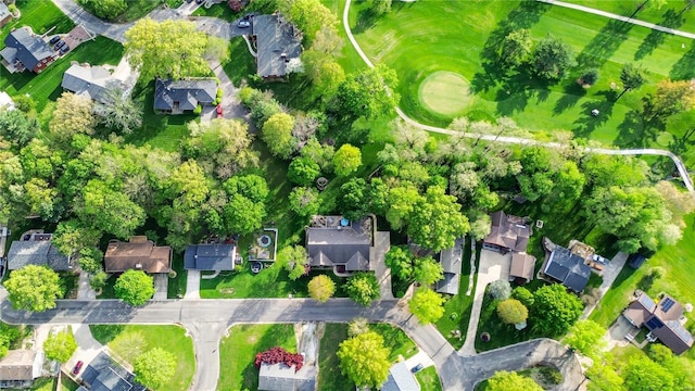 bird's eye view featuring a residential view