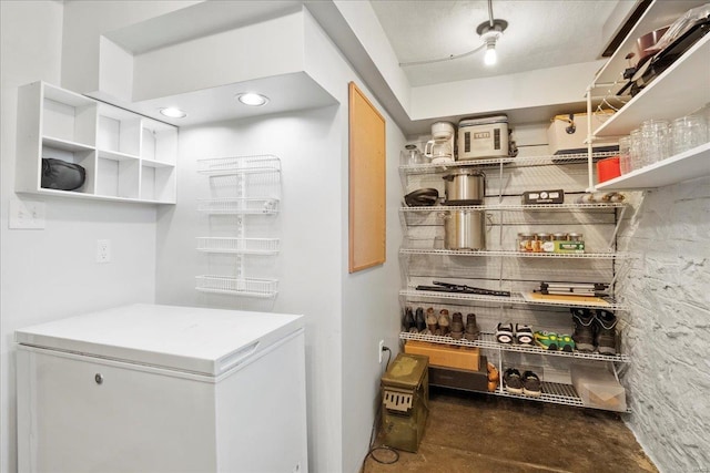 view of pantry