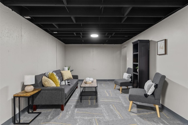 view of living area