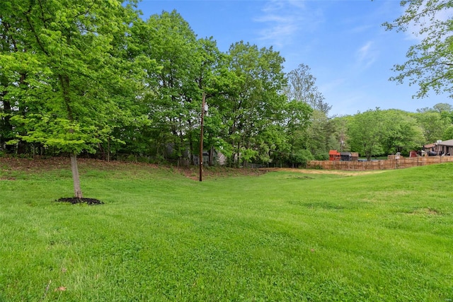 view of yard