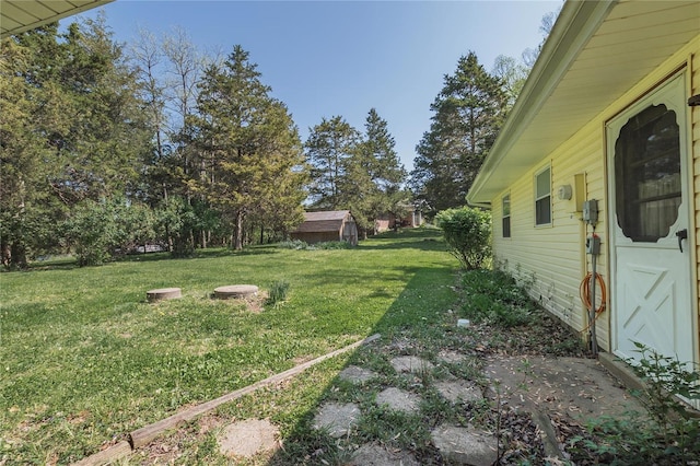 view of yard