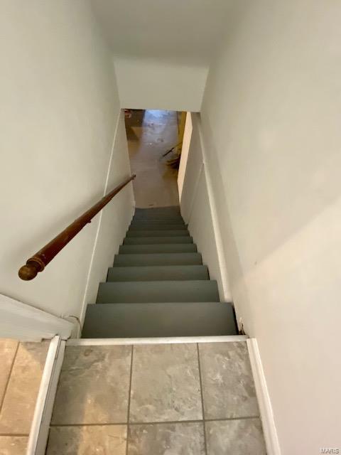 view of stairs