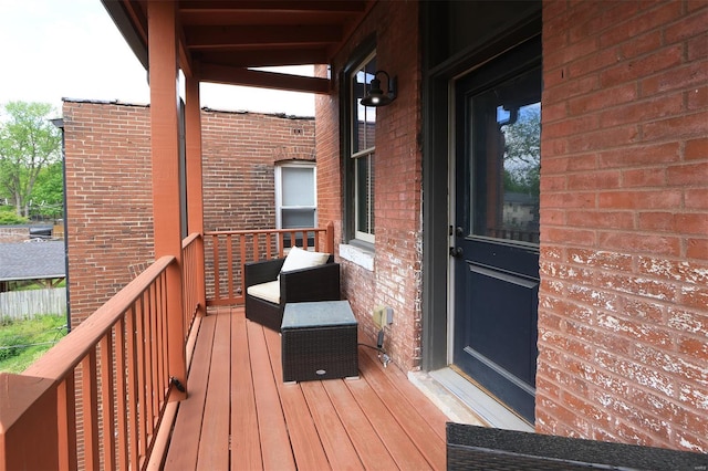 view of deck
