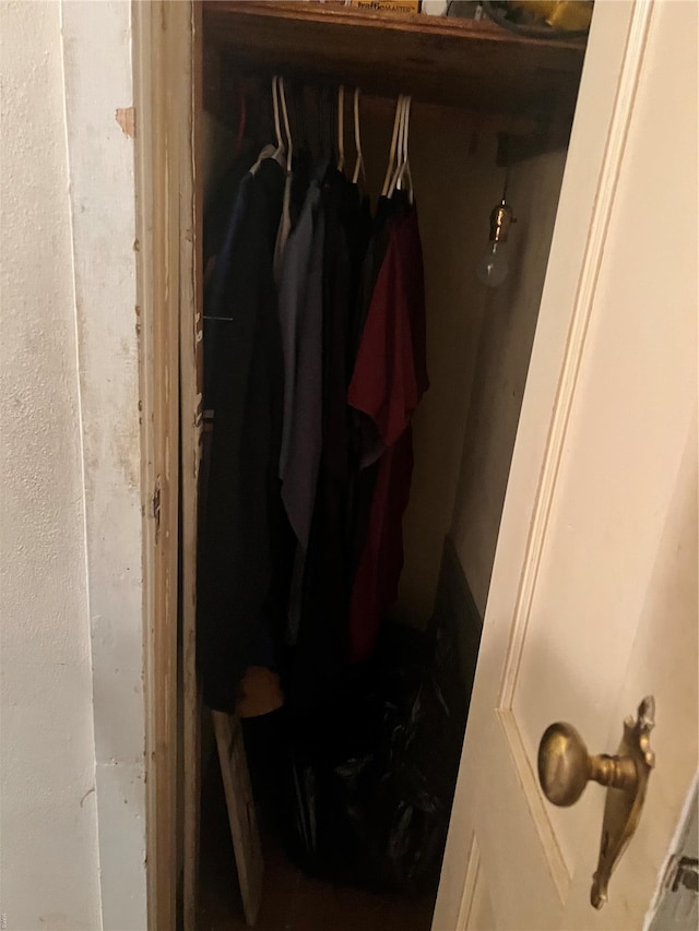 view of closet