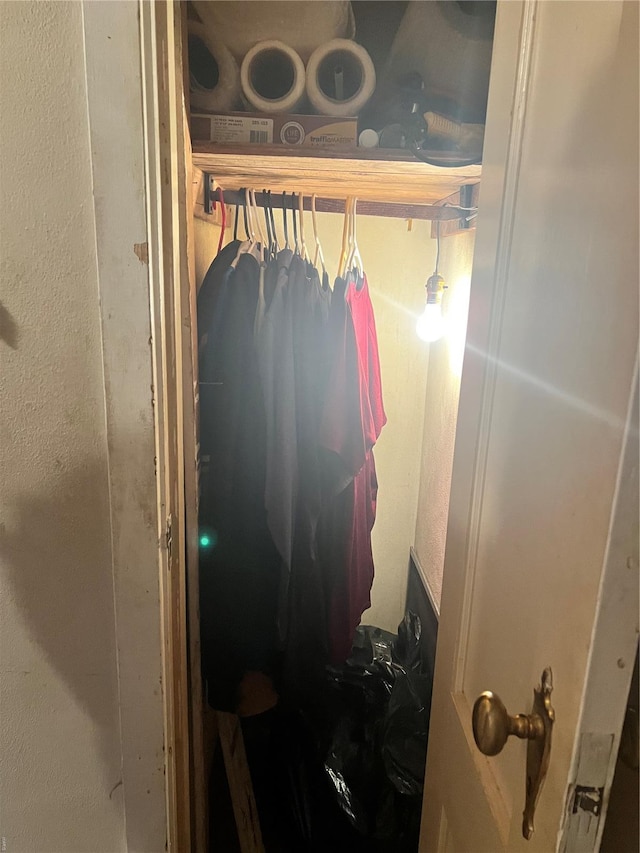 view of closet