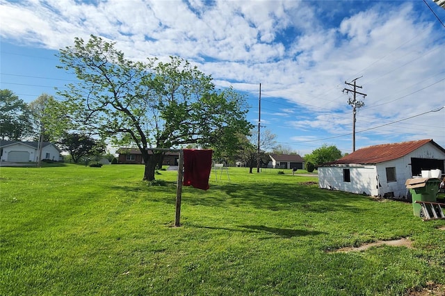 view of yard