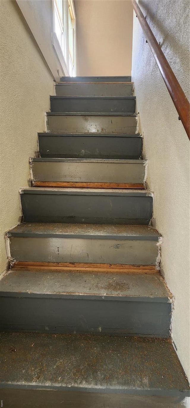 view of staircase