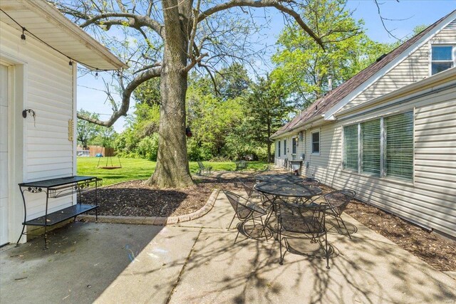 view of patio / terrace with outdoor dining area