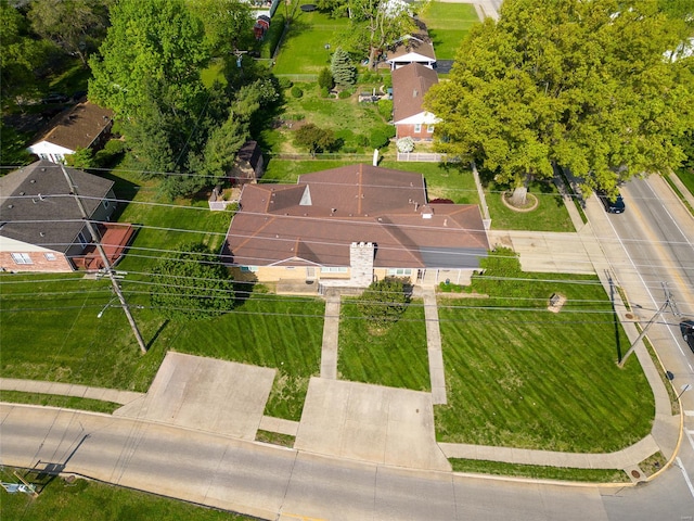 drone / aerial view