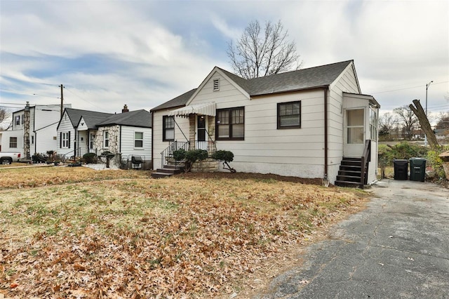 view of bungalow