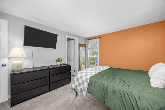 bedroom featuring carpet floors