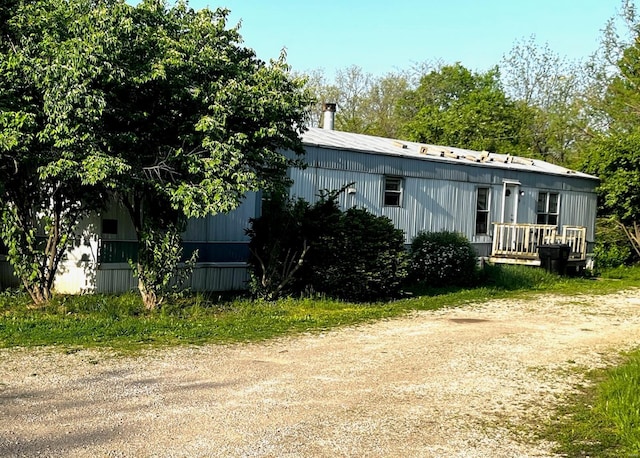 view of manufactured / mobile home