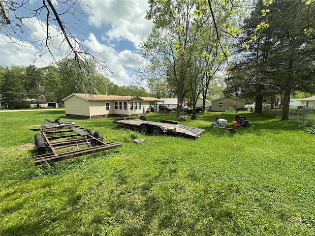 view of yard
