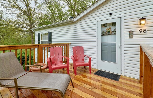 view of deck