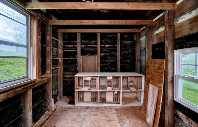 view of wine room