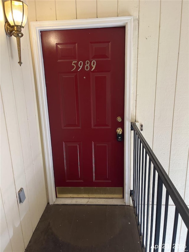view of entrance to property
