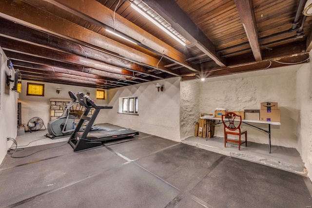 view of exercise room