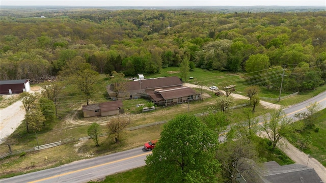 aerial view with a view of trees