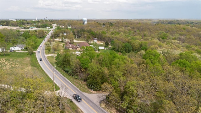 aerial view with a view of trees