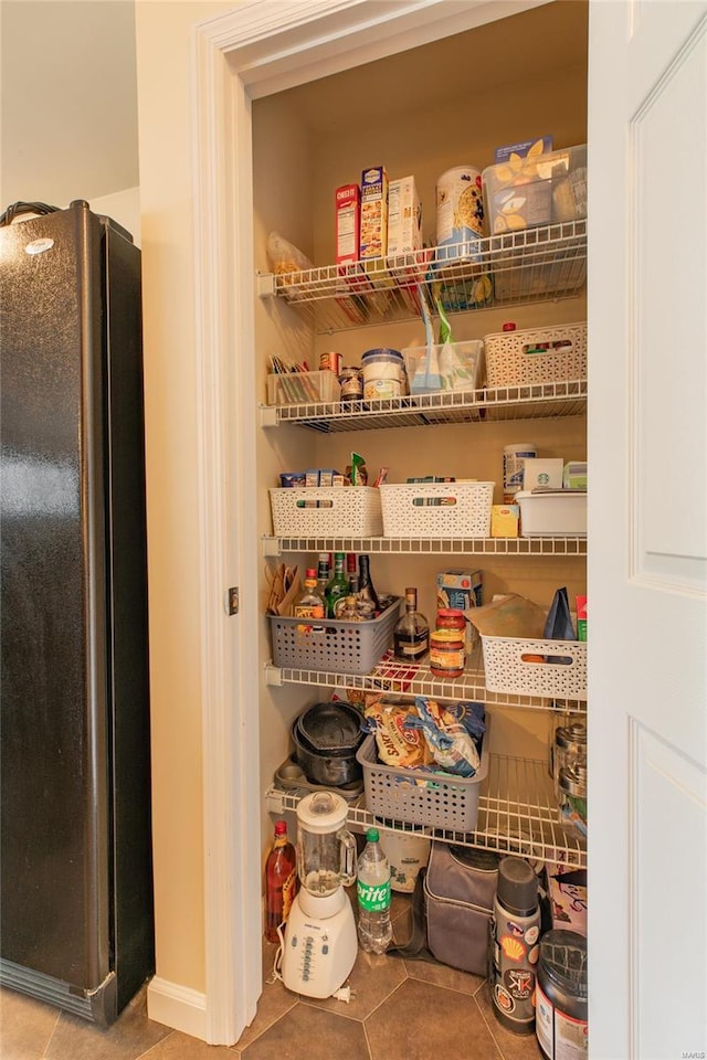 view of pantry
