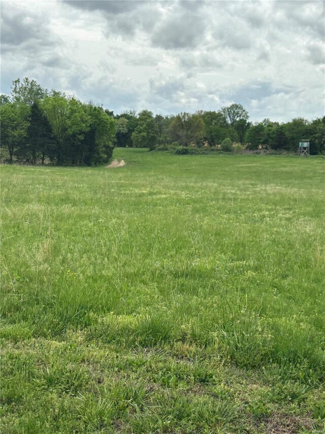 view of nature featuring a rural view