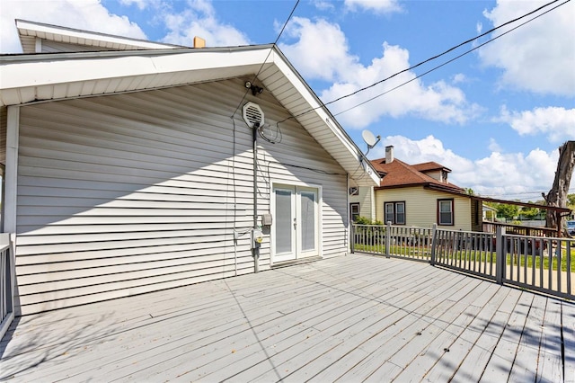 view of deck