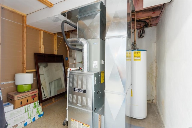 utilities with water heater