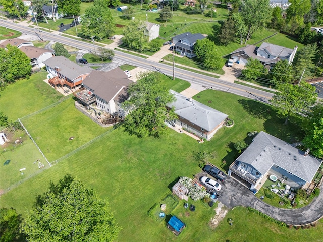 birds eye view of property featuring a residential view