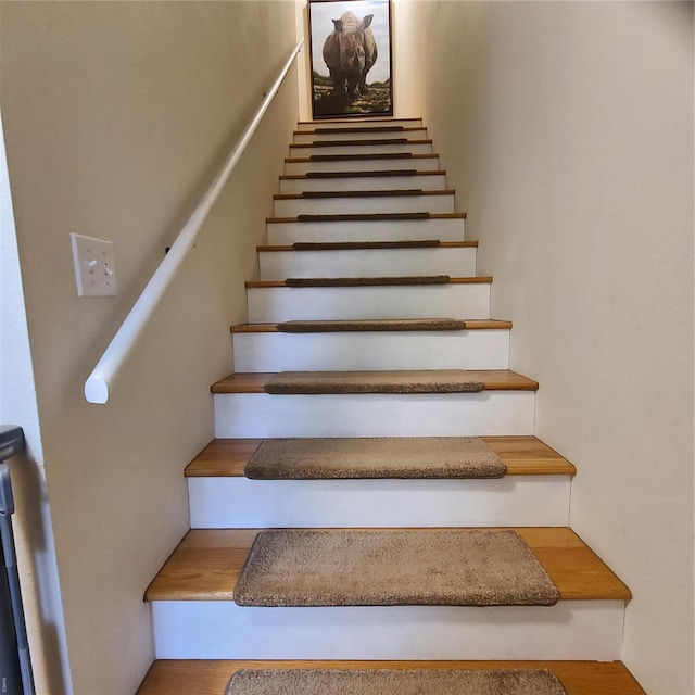view of stairs