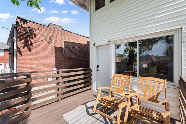 view of deck