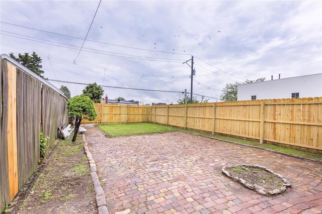 view of patio / terrace featuring a fenced backyard