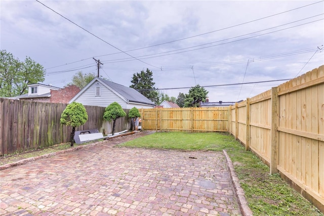 view of patio / terrace with a fenced backyard