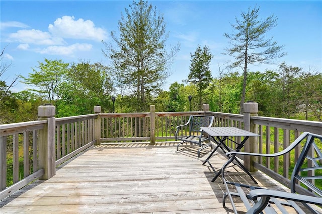 view of deck