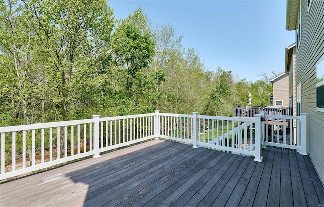 view of deck