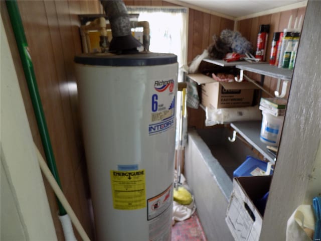 utilities with gas water heater