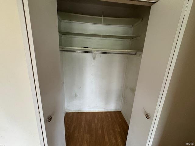 view of closet