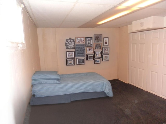 bedroom with wood finished floors