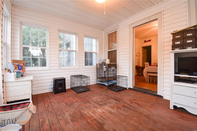 sunroom / solarium with a wealth of natural light