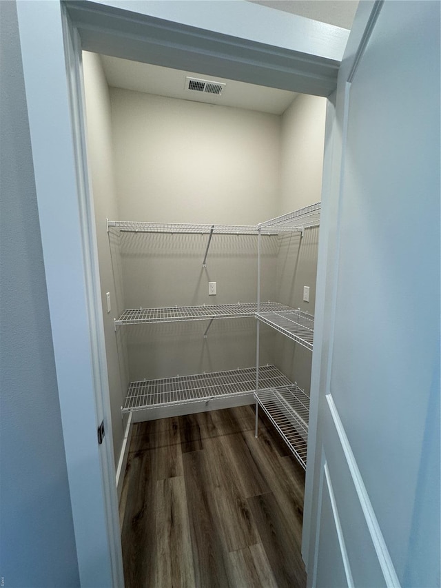 pantry featuring visible vents