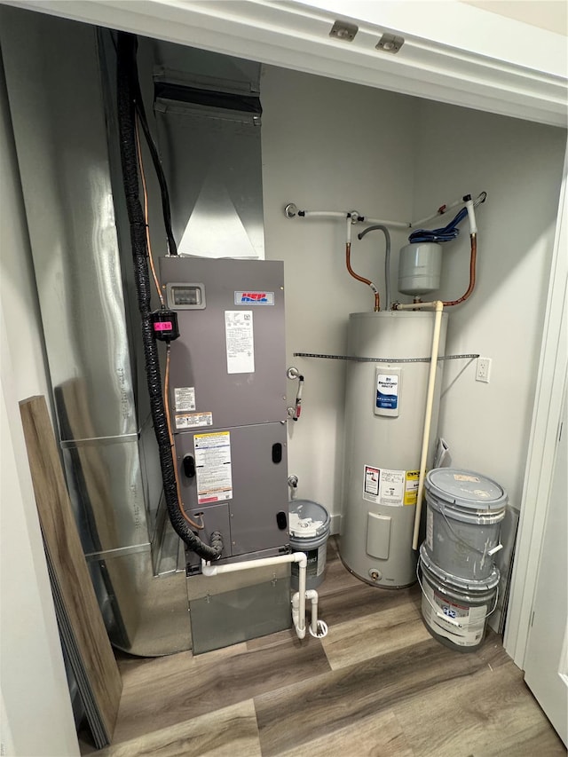 utilities featuring electric water heater