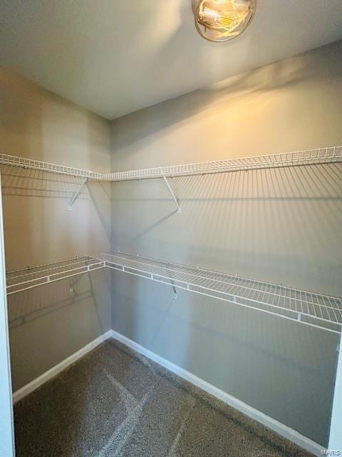 view of storage area