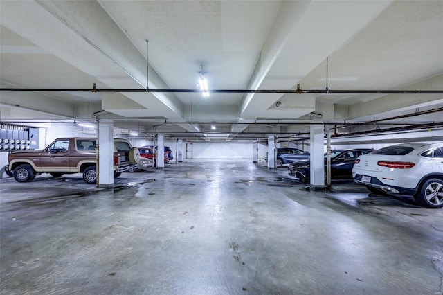 view of parking deck