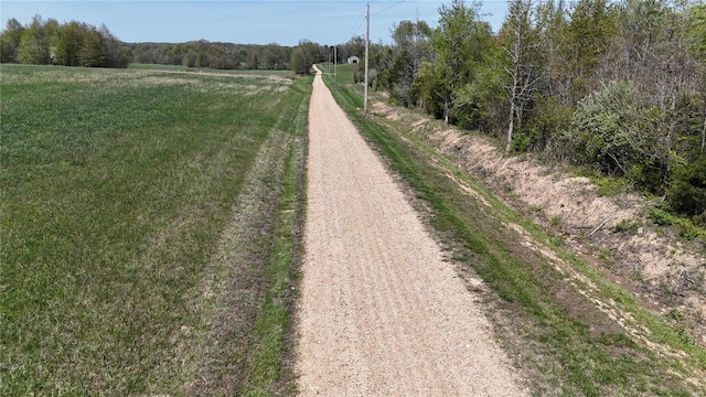 view of road