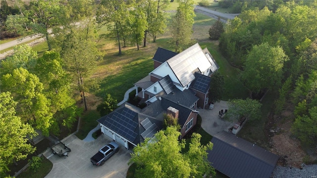 aerial view